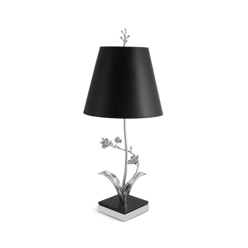 Orchid Table Lamp, White