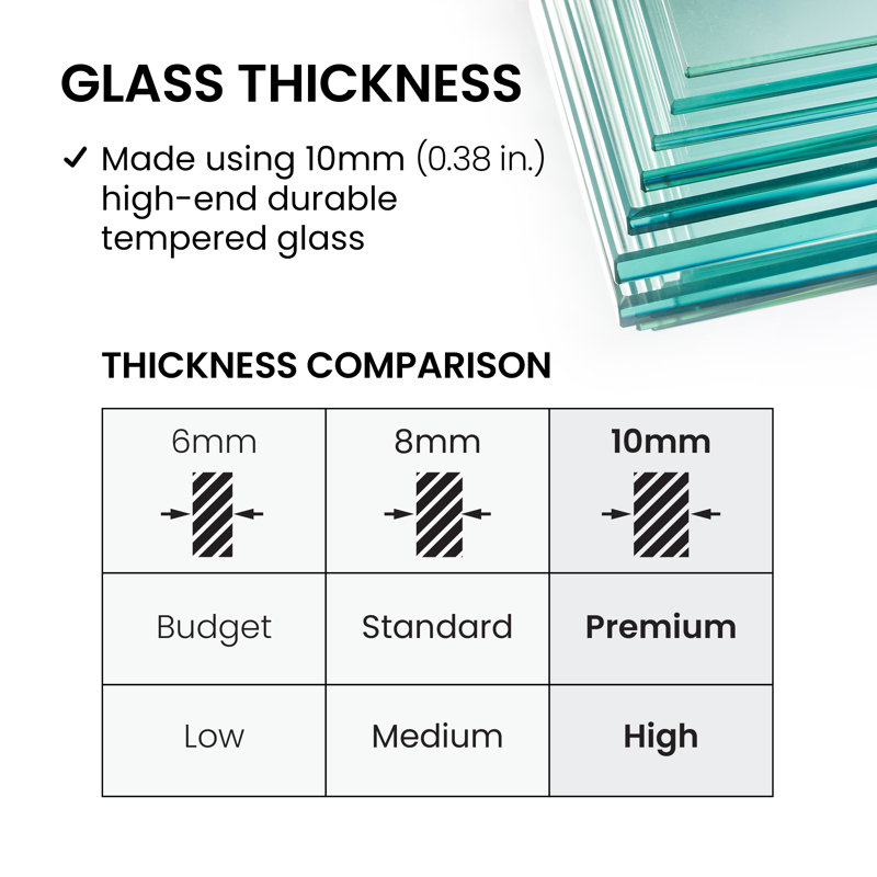 Voltaire 24 X 58 Frameless Pivot 3/8 In. (10Mm) Ultra Clear Tempered Glass Tub Door With Hardware, Matte Black