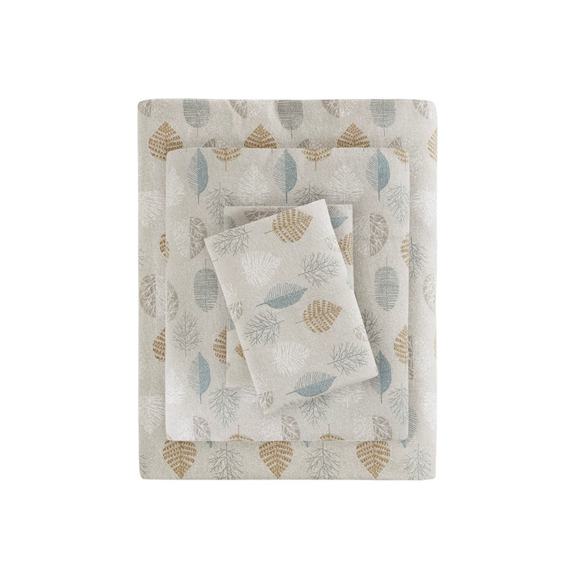 Gracie Mills Paradise Flannel Printed Sheet Set