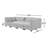 Corduroy Sectional Reversible-1161229082