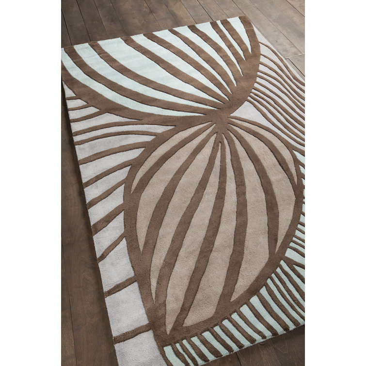 Inhabit Designer Cool Brown Area Rug