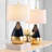 Ensemble de lampes de table standard de 24 po Akeilah-1780609556