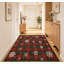 Tapis de Noël à carreaux flocons de neige 3x5 rouge vert-733731445-733731448