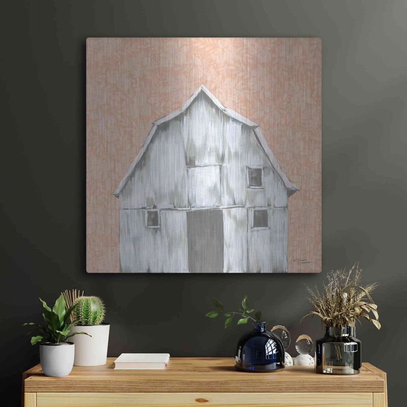 «Peaches & Cream Barn» par Michele Norman, H 24 po x l 24 po