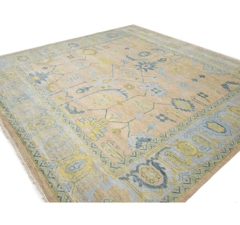 Tapis carré Oushak Chobi