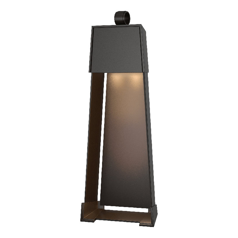 Revere Steel Wall Light, 32.4" H x 12.4" W x 4" D, White, Oil Rubbed Bronze