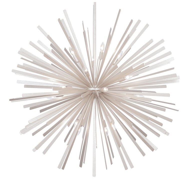 Minka Metropolitan Confluence - 20 Light Pendant in Piastra