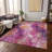 Machine Washable Indoor/Outdoor Xhevrie Garnet Rug-1523187253