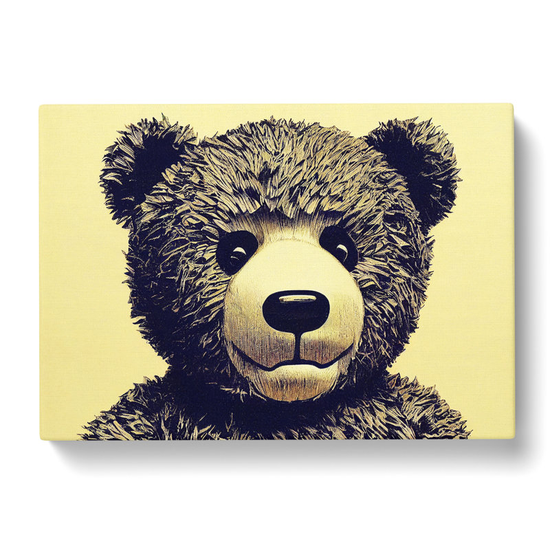 Ideal Teddy Bear - Wrapped Canvas, 35cm H x 50cm W x 3cm D