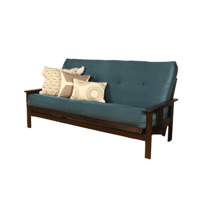 Johnte Full-Size Futon Frame and Full-Size Innerspring Mattress