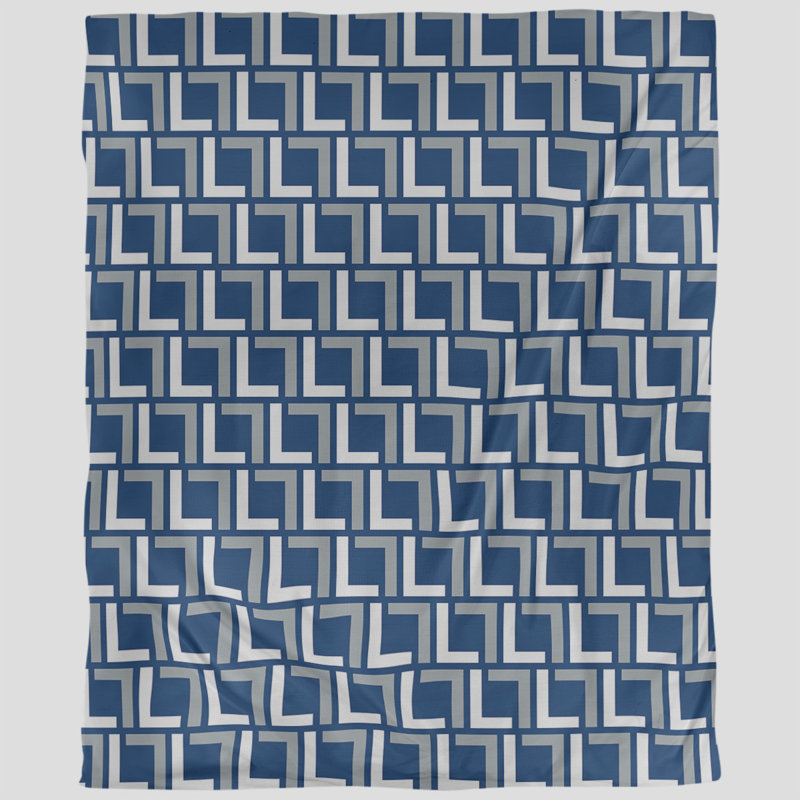 Housse de couette simple, Microfibre, Housse de couette pour lit simple, Bleu / blanc / gris