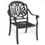 Ensemble de 7 pièces de mobilier de patio en aluminium coulé avec coussins bruns