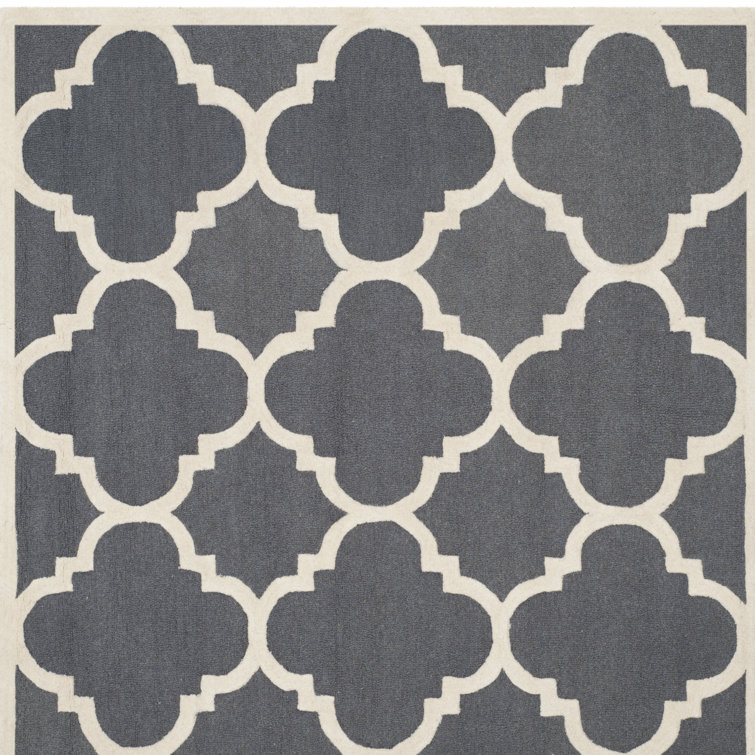 Cannen Cambridge Hand Tufted Wool Geometric Rug