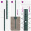 120 cm H x 5000 cm W Fencing Kits Fencing