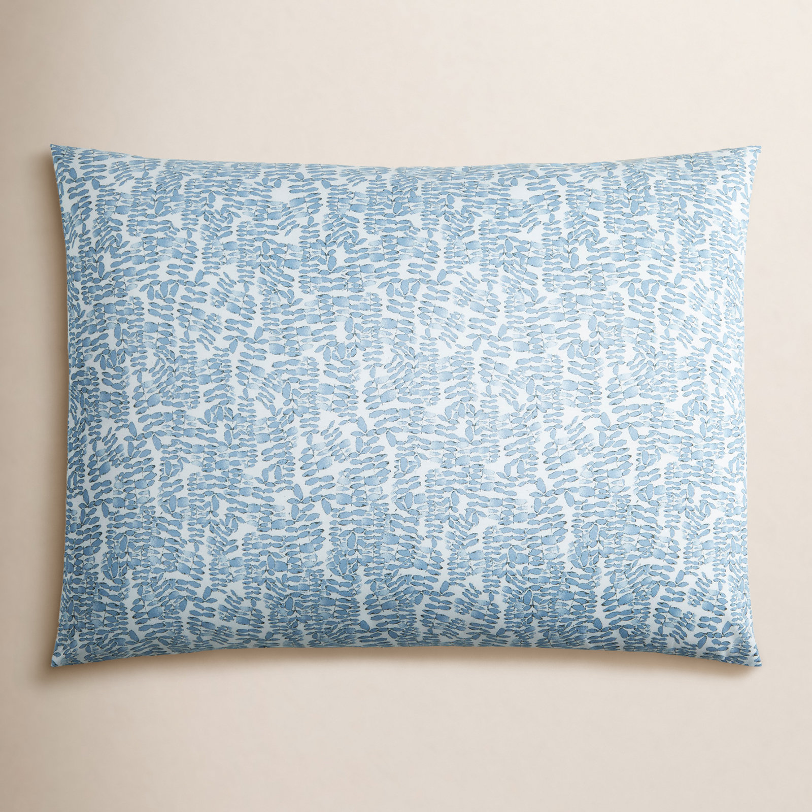Fern Cotton Shams, King, Denim