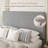 Modern Corduroy Platform Bed With Adjustable Headboard,Maximize Space With Under-Bed Storage,No Box Spring Required-487709962-487709960