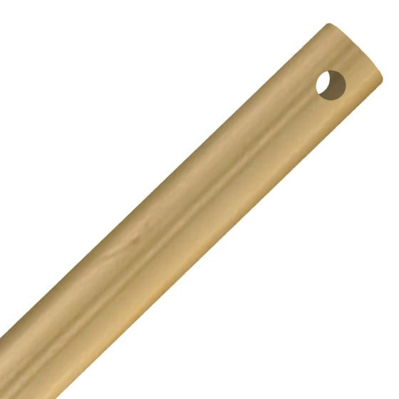 Anarkali Ceiling Fan Downrod in Aged Wood, Aged Wood, 18'' H x 0.5'' W x 0.5'' D
