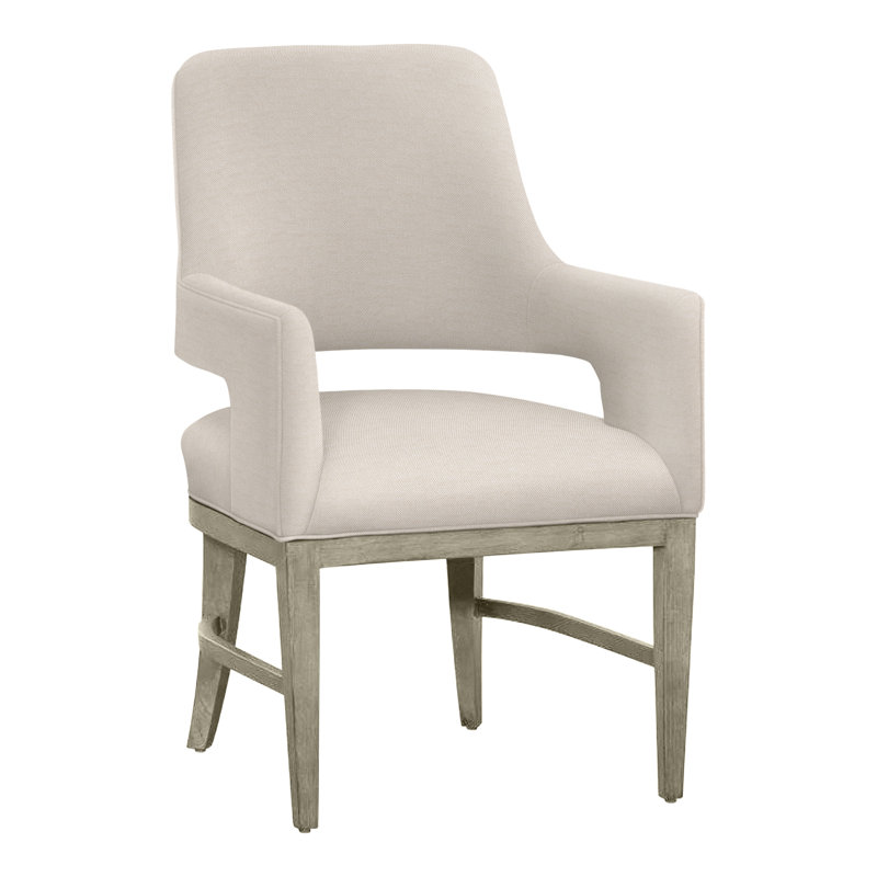 Chaise avec accoudoirs Josie, Perigold Tres Chic Bone, Amande chamois