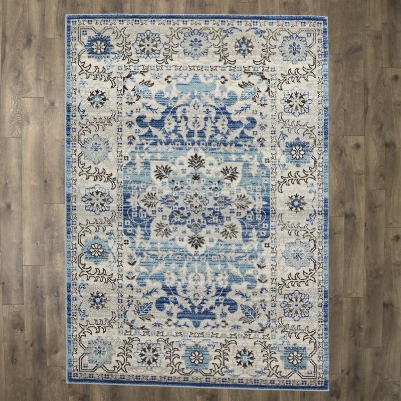 Oriental Area Rug, Rectangle 122 x 183cm