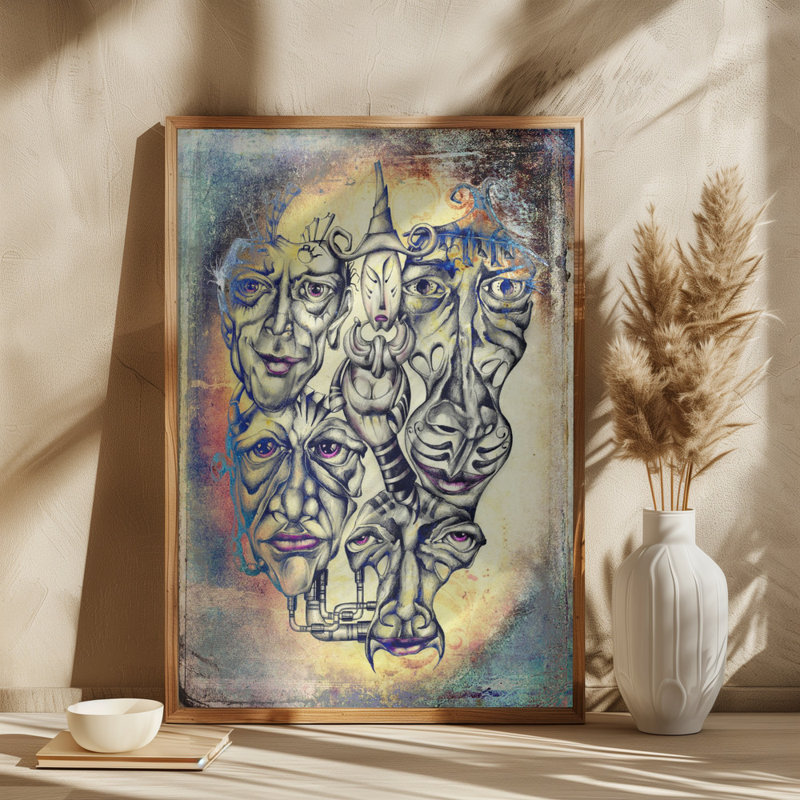 1 Piece Wrapped Canvas Wall Art