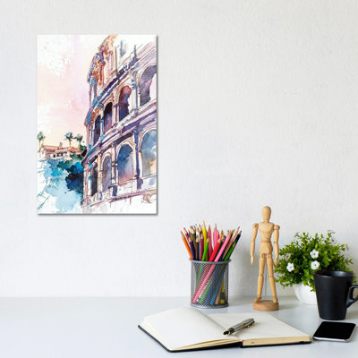 Roman Colosseum by Bill Drysdale - Wrapped Canvas Gallery-Wrapped Canvas Giclée