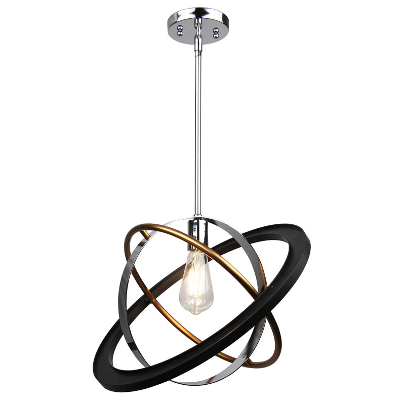 Luminaire suspendu géométrique 1 lumières simple Shawver