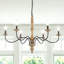 Lustre 6 lumières 34 po French Country