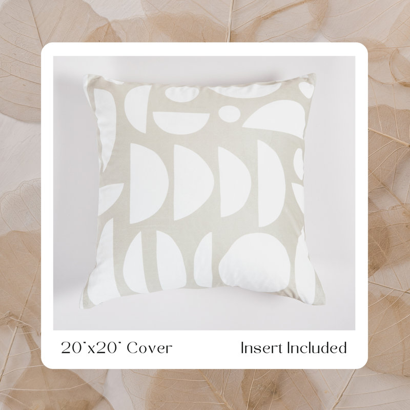 Coussin floral 22 po