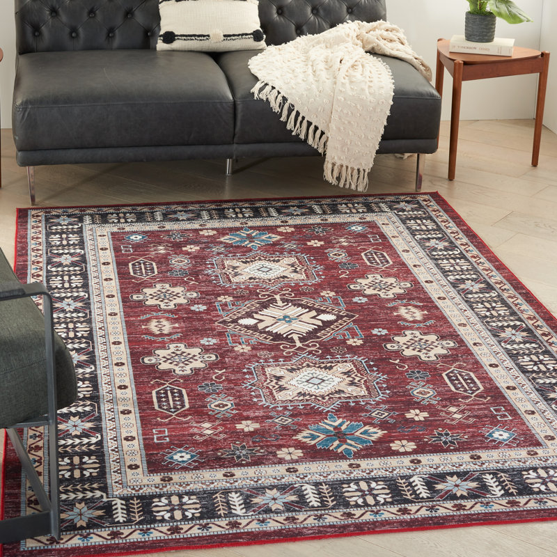 Oriental Indoor Rug, Rectangle 7'10" x 9'10"