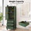Armoire de rangement de style campagnard de 63 pouces avec porte sculptée-934999024