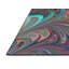 Tapis abstrait mauve / vert / bleu-356231792
