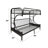 Alycea Futon Bunk Bed with Built-in Ladders-780040283-780040287