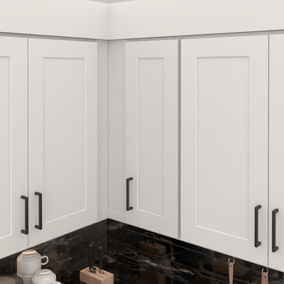 Meuble de cuisine mural occultant, à monter soi-même, 12 po P x 27 po L x 30 po H, blanc