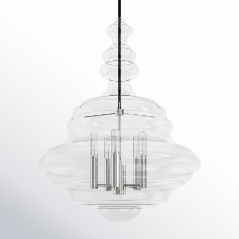 Washington 5 - Light Pendant, Polished Nickel