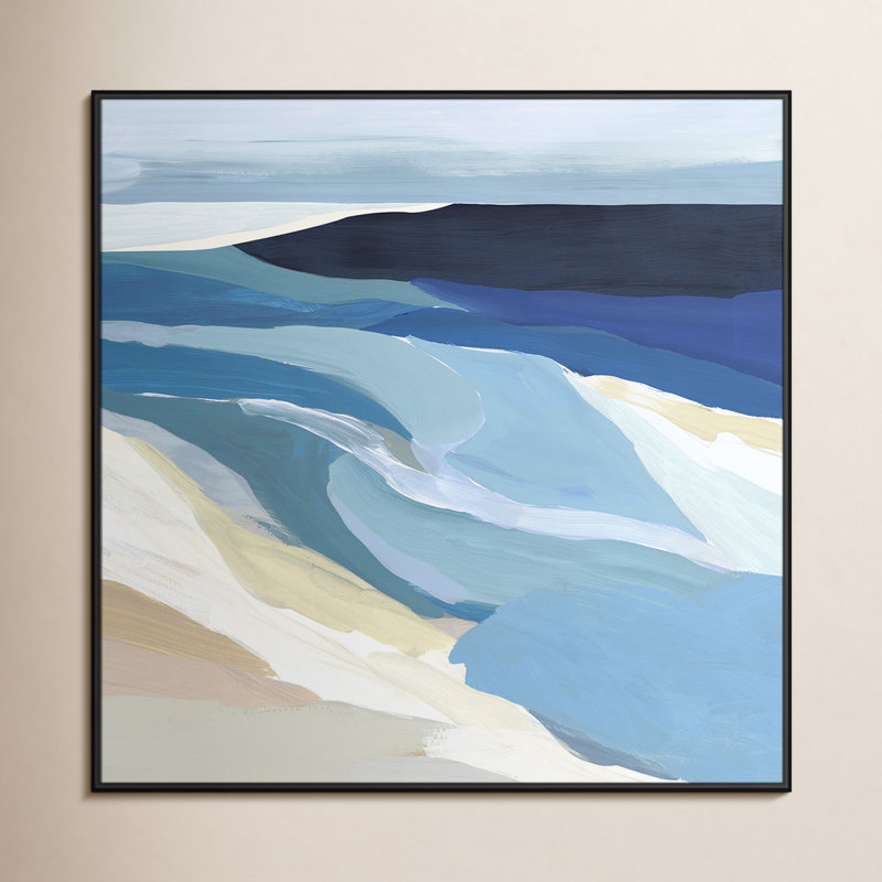 «Camarie Graham Lake I» par Isabelle Z, impression sur toile encadrée en bois et quincaillerie de fixation, Toile encadrée