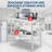 24x60 INCH Stainless Steel Work Table, Heavy Duty Prep Station with Backsplash and Casters-129163369