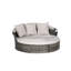 Mobilier de lit de jour rond pour patio, matériau, auvent rétractable, table pour tissu hydrofuge de porche, jardin-1065607737