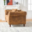 Canapé en tissu 63 po Chesterfield