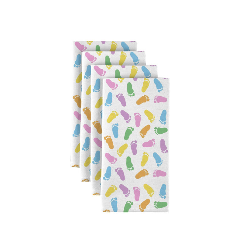 Polyester Abstract Square Napkin