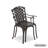 Ethynn Outdoor Stacking Dining Armchair