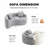 Boneless Full Sponge Chenille Curved Compression Double Sofa-68344762