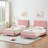 Velvet Upholstered Platform Bed Frame With Headboard-175834364