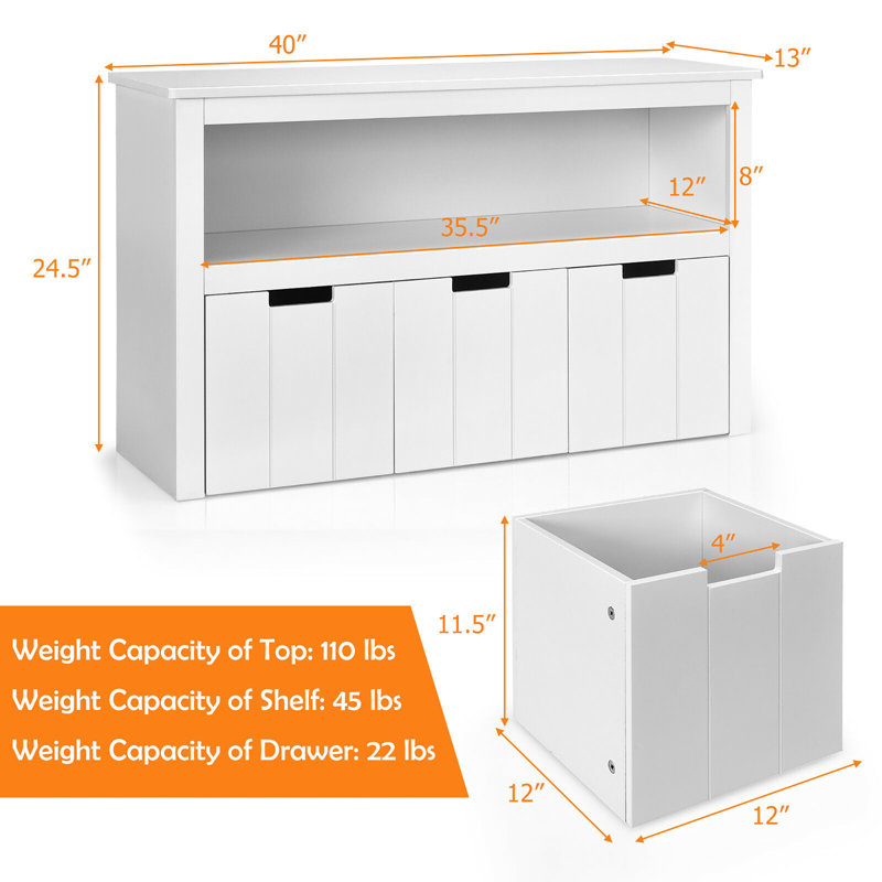 Fender Toy Storage Bench