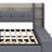 Daybed with Storage Footstool & Shelves, Upholstered Frame with Trundle, USB & LED Light-271107354