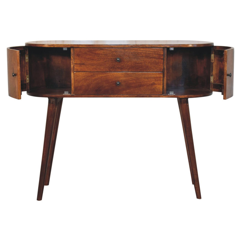 Solid Wood Grove Chestnut Console Table