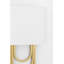 Applique murale en lin 2 lumières Farah-28151772