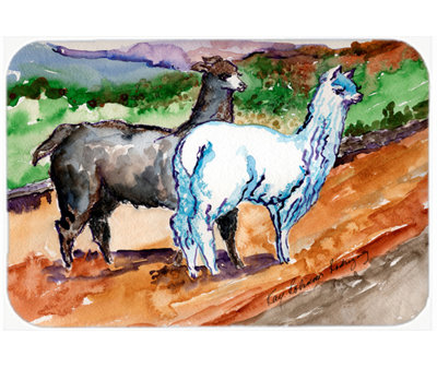 Llama Glass Cutting Board