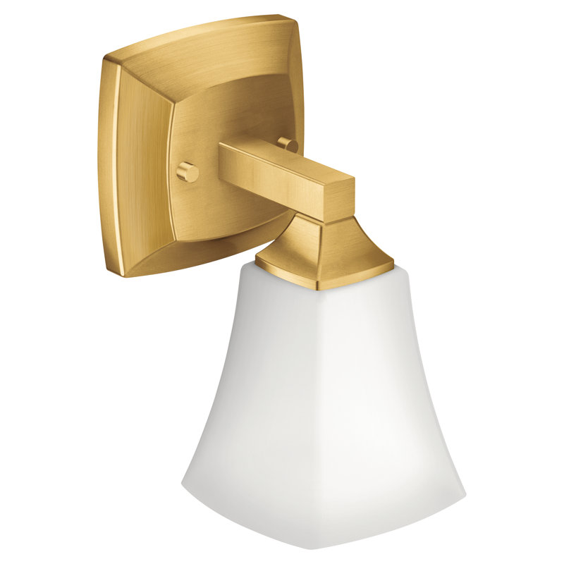 Voss 1-Light Bath Sconce, Brushed Gold