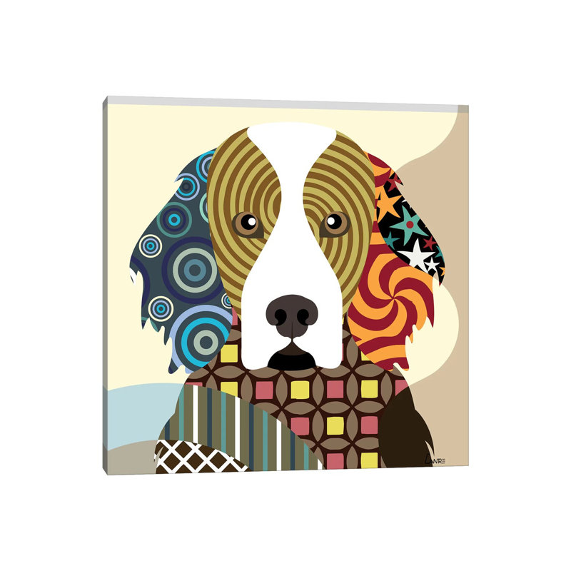 Irish Setter by Lanre Studio - Wrapped Canvas Print, 45.72 cm H x 45.72 cm W x 3.175 cm D