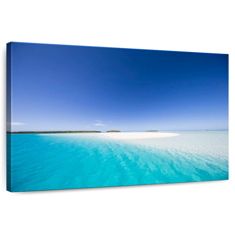Gillard Turquoise Cook Islands Beach, 34" H x 51" W